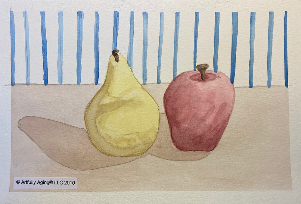 Apple/Pear Still Life