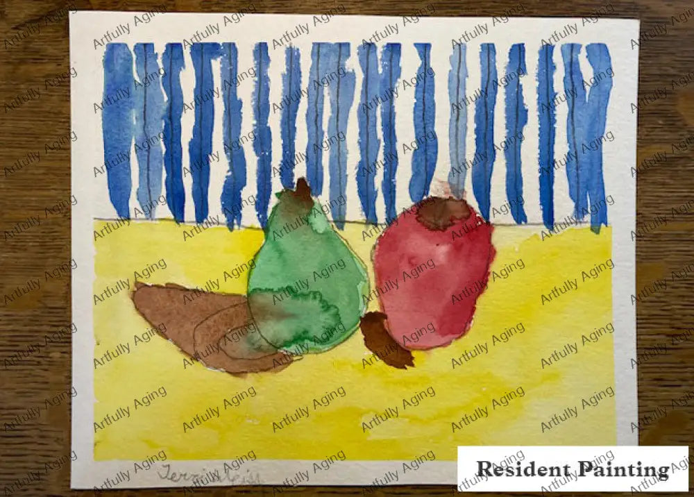 Apple/Pear Still Life