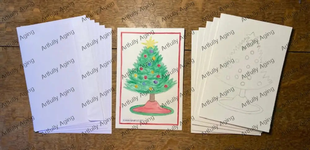 Christmas Tree Greeting Cards