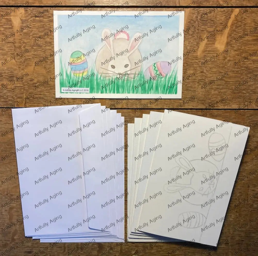 Easter Bunny Greeting Cards