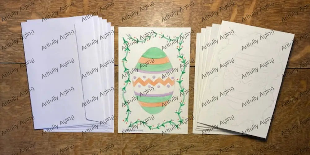 Easter Egg Greeting Cards