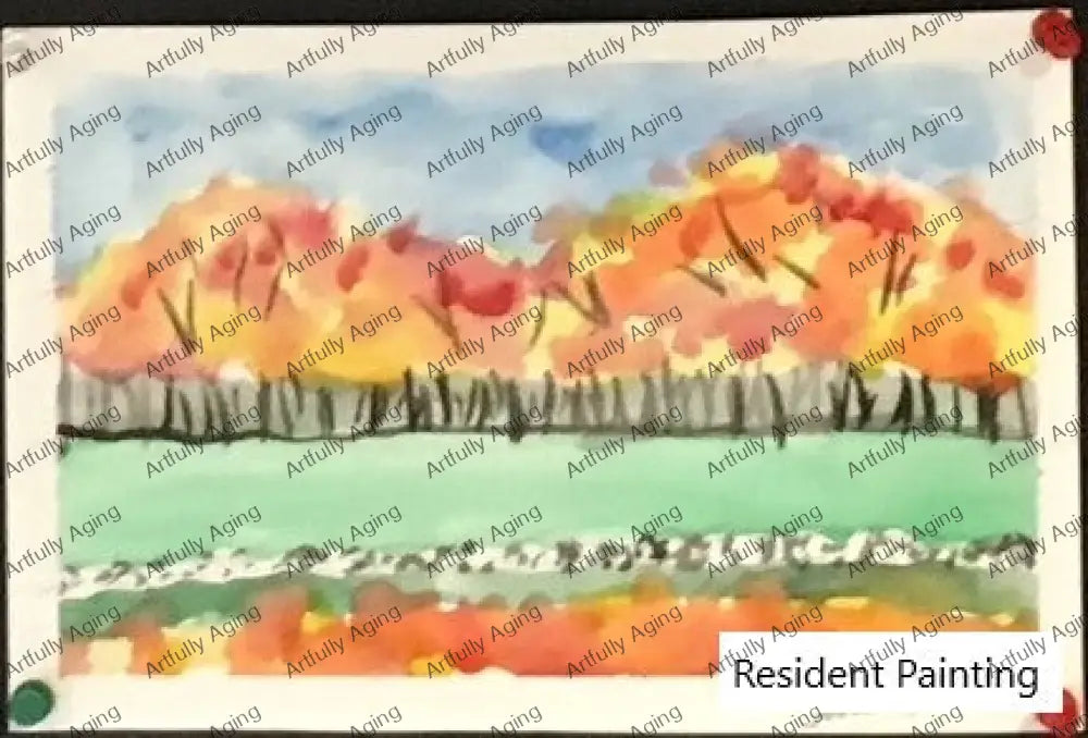 Fall Lake Scene