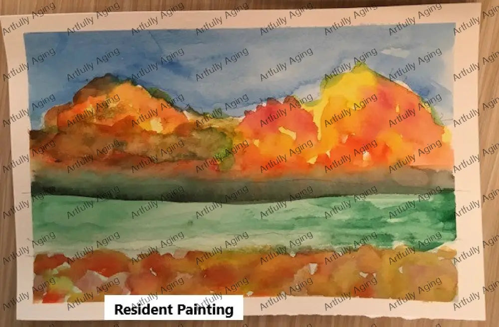 Fall Lake Scene