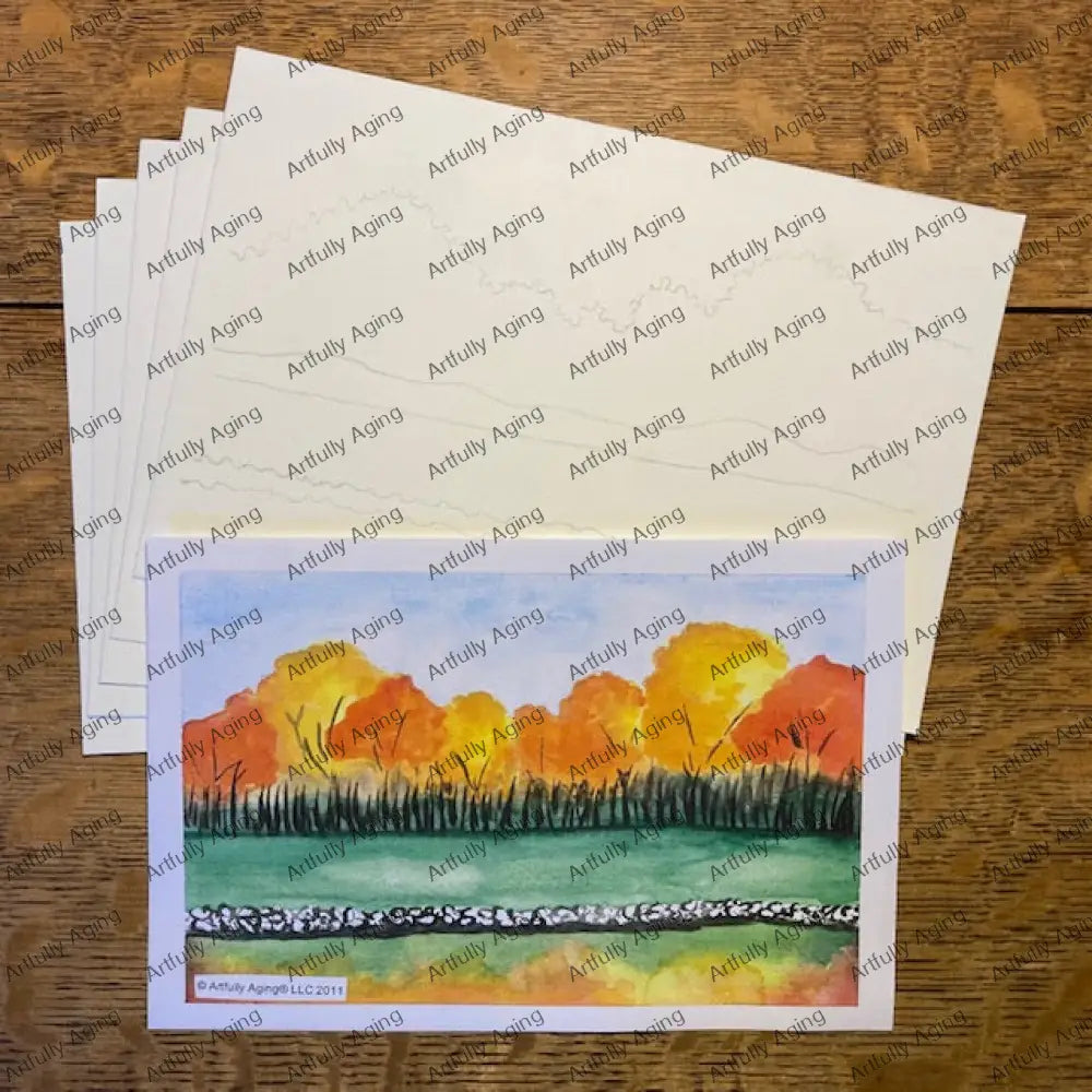 Fall Lake Scene