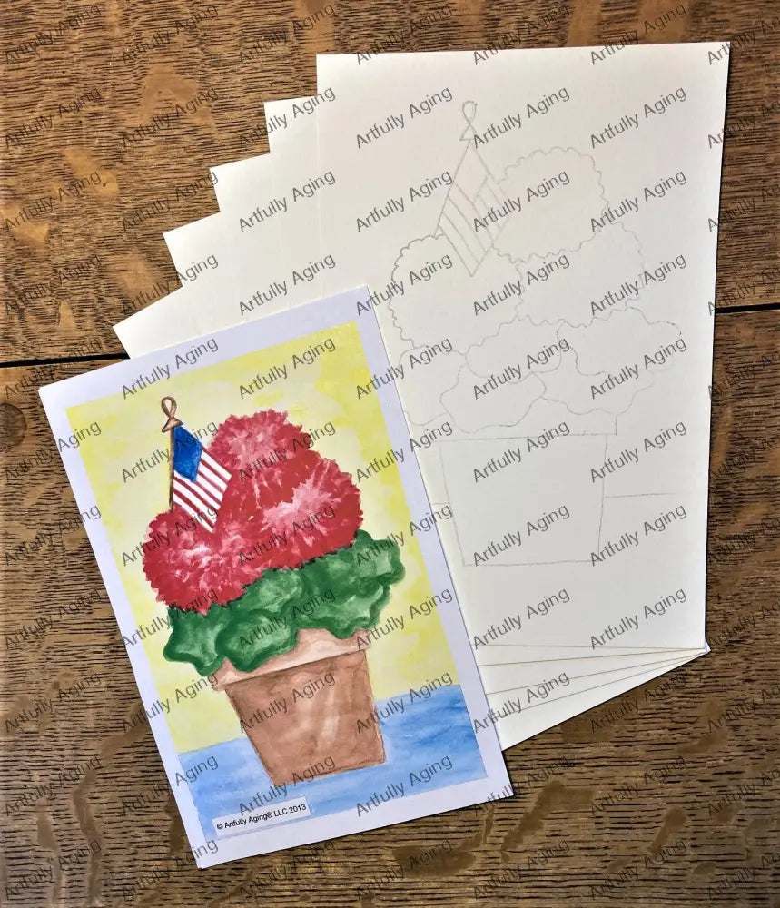 Patriotic Flowerpot