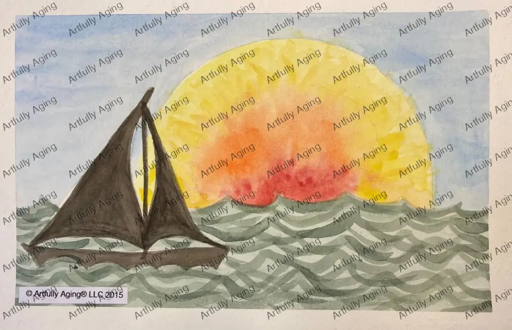 Sailboat on Waves