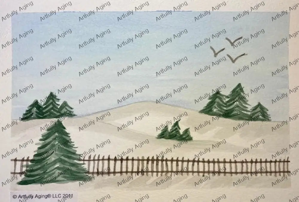 Winter Snow Scene