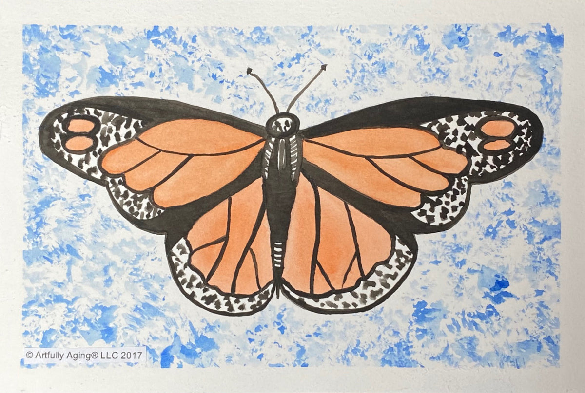 Monarch Butterfly Drawing - How To Draw A Monarch Butterfly Step By Step